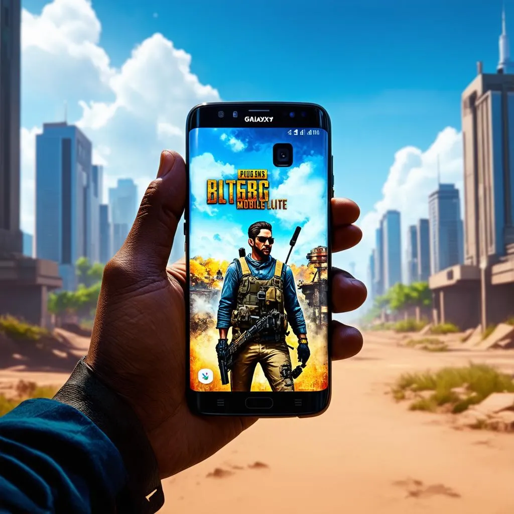 Galaxy S8 chơi PUBG Mobile Lite