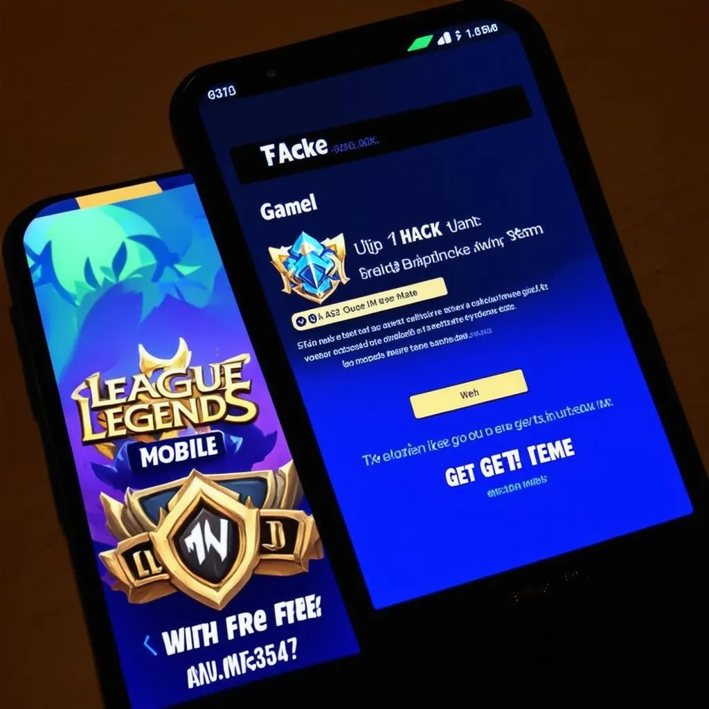 game liên quân mobile giả tạo