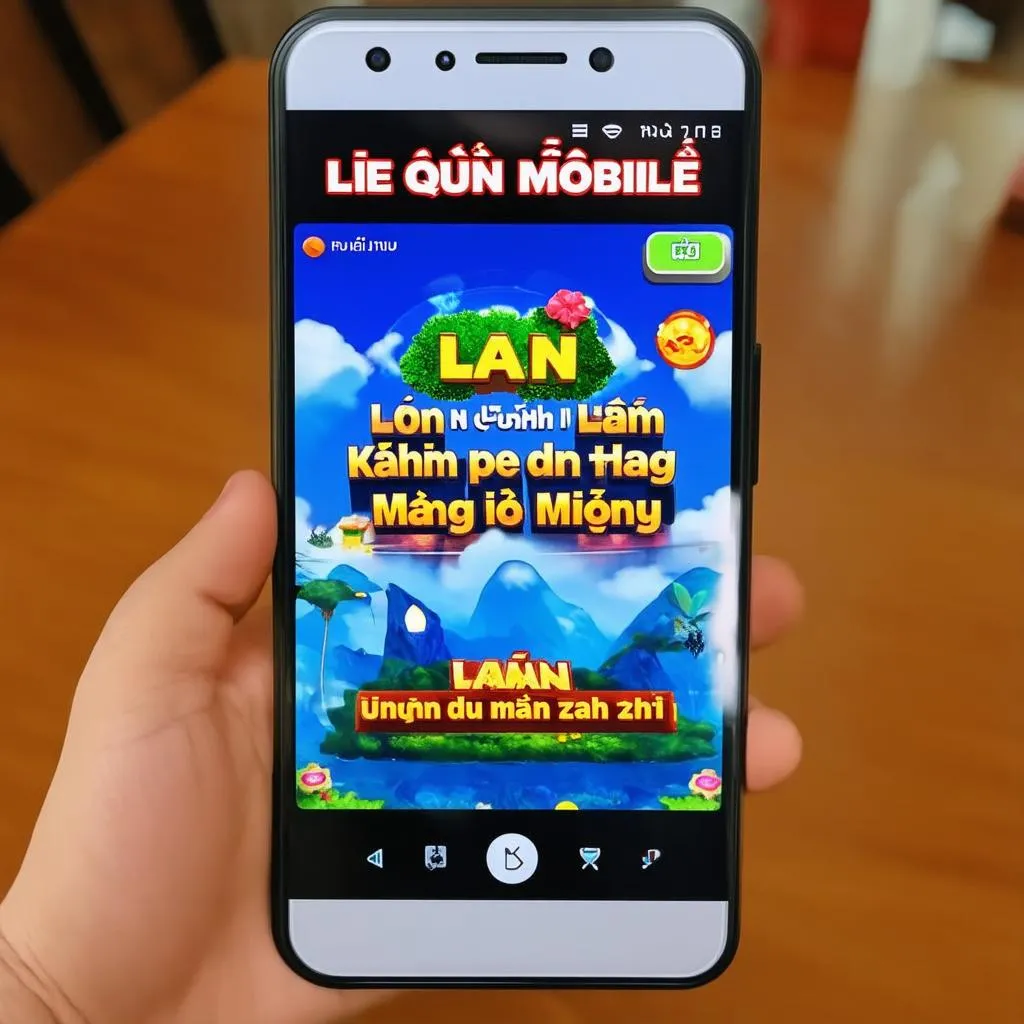 Game Liên Quân Mobile trên điện thoại