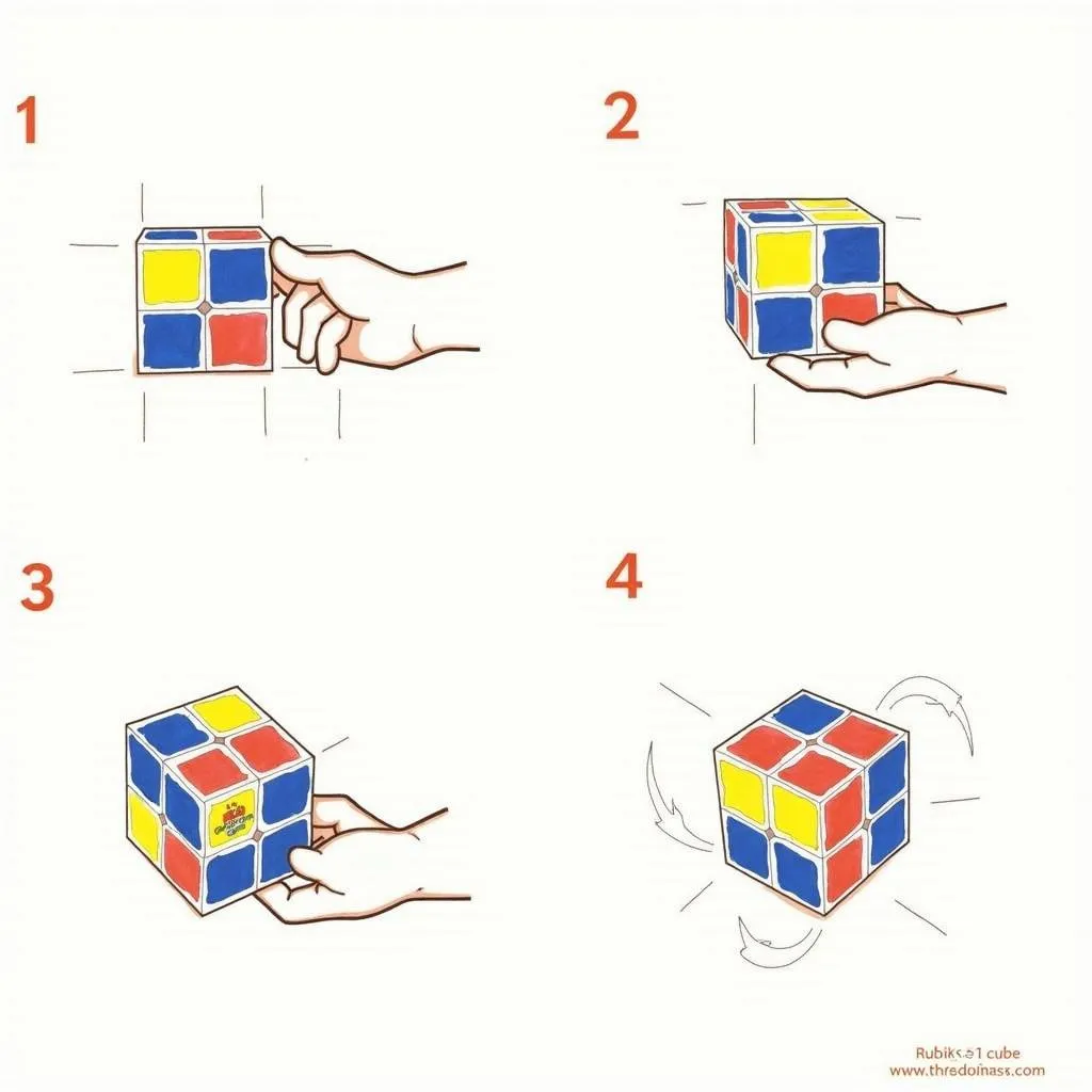 Giải tầng đầu tiên Rubik 5x5