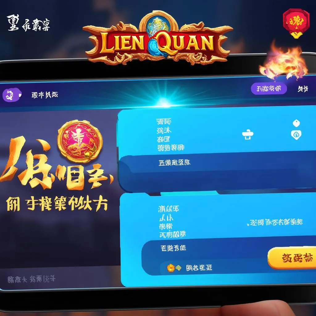 Giao diện chính Liên Quân Mobile