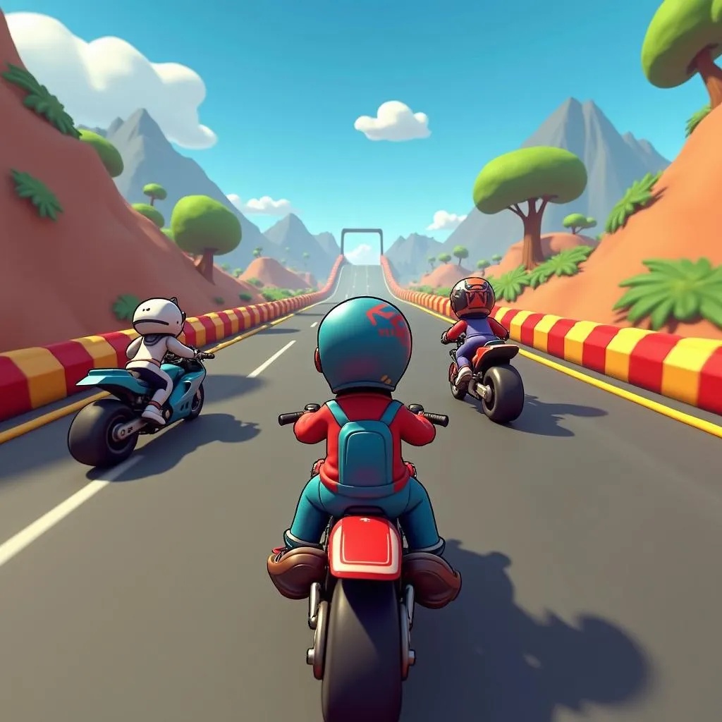 Giao diện game Roadrash