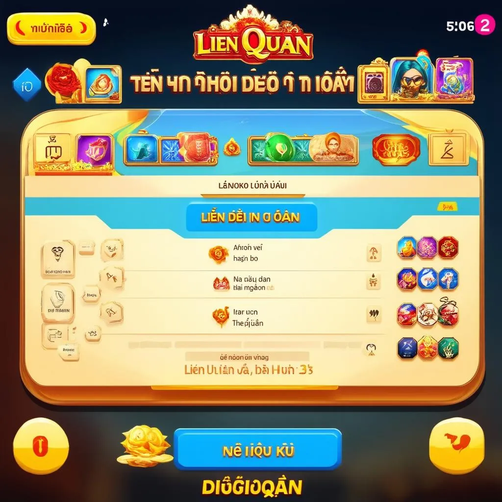 Giao Diện Liên Quân Mobile