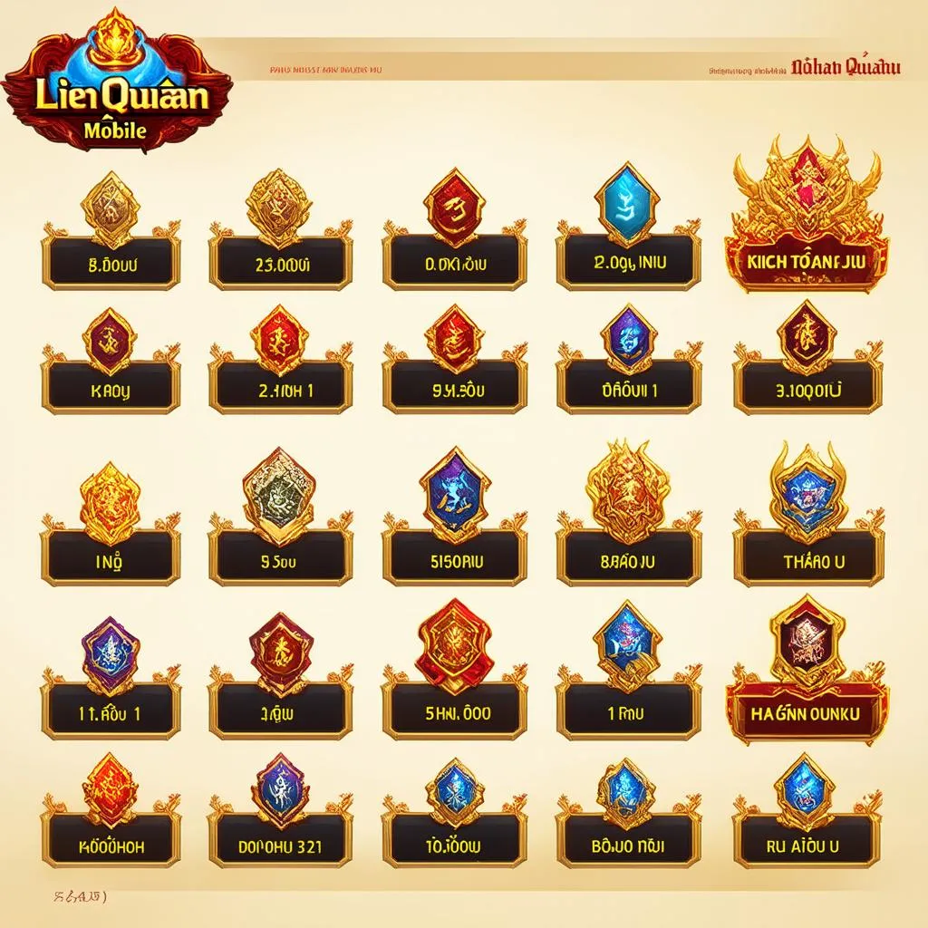 Hệ thống Rank Liên Quân