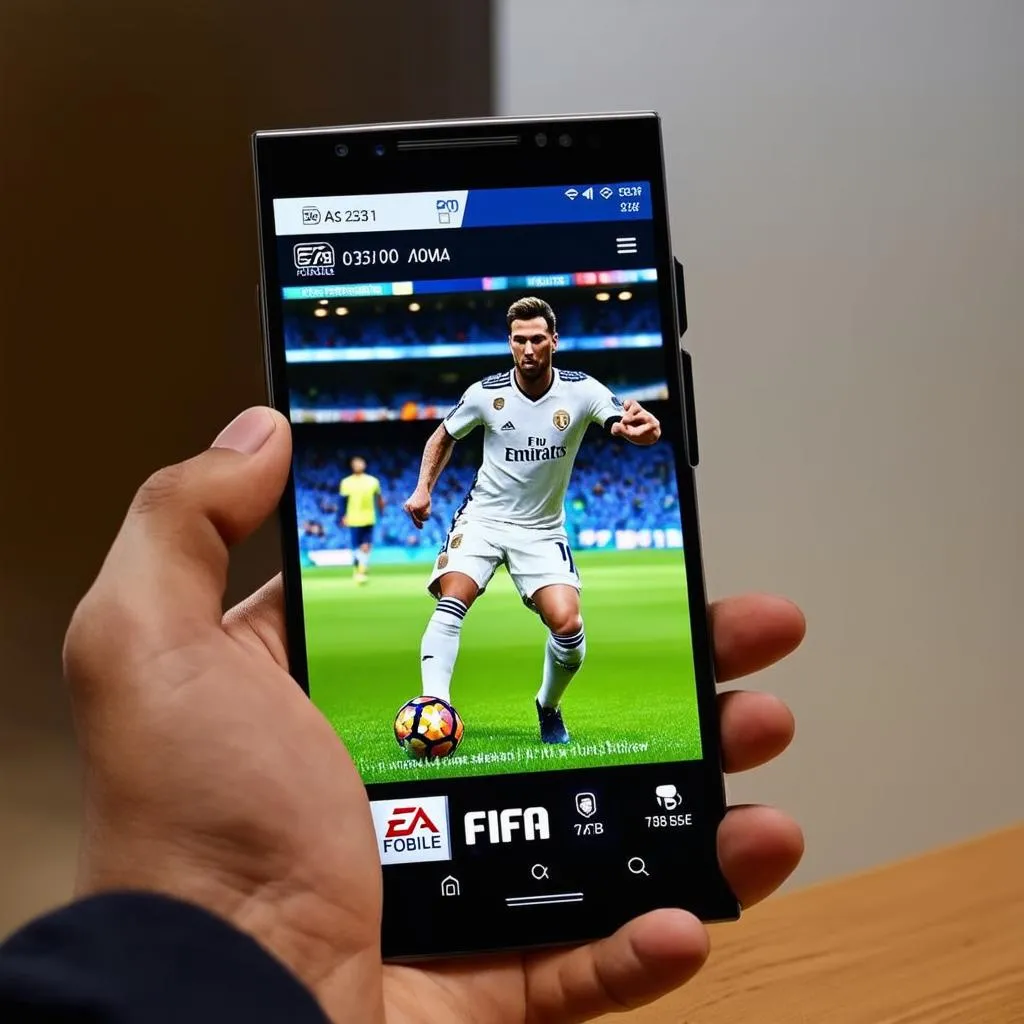 Hình ảnh FIFA 4 Mobile trên điện thoại