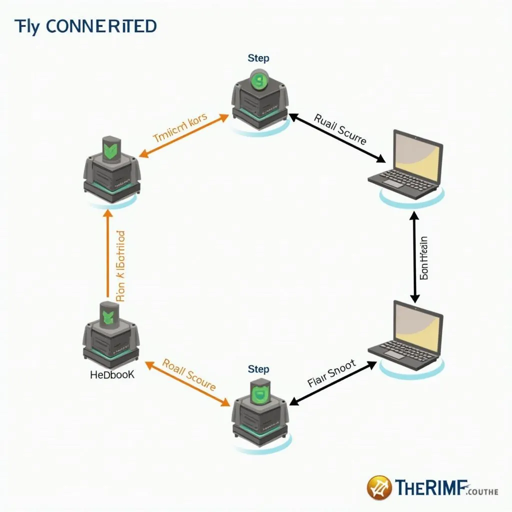 Hình ảnh minh họa các bước kết nối mạng LAN chơi The Sim