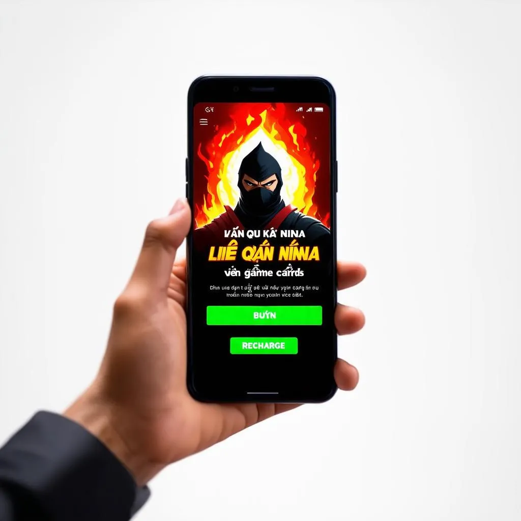 Hướng dẫn nạp thẻ game Liên Quân Ninja