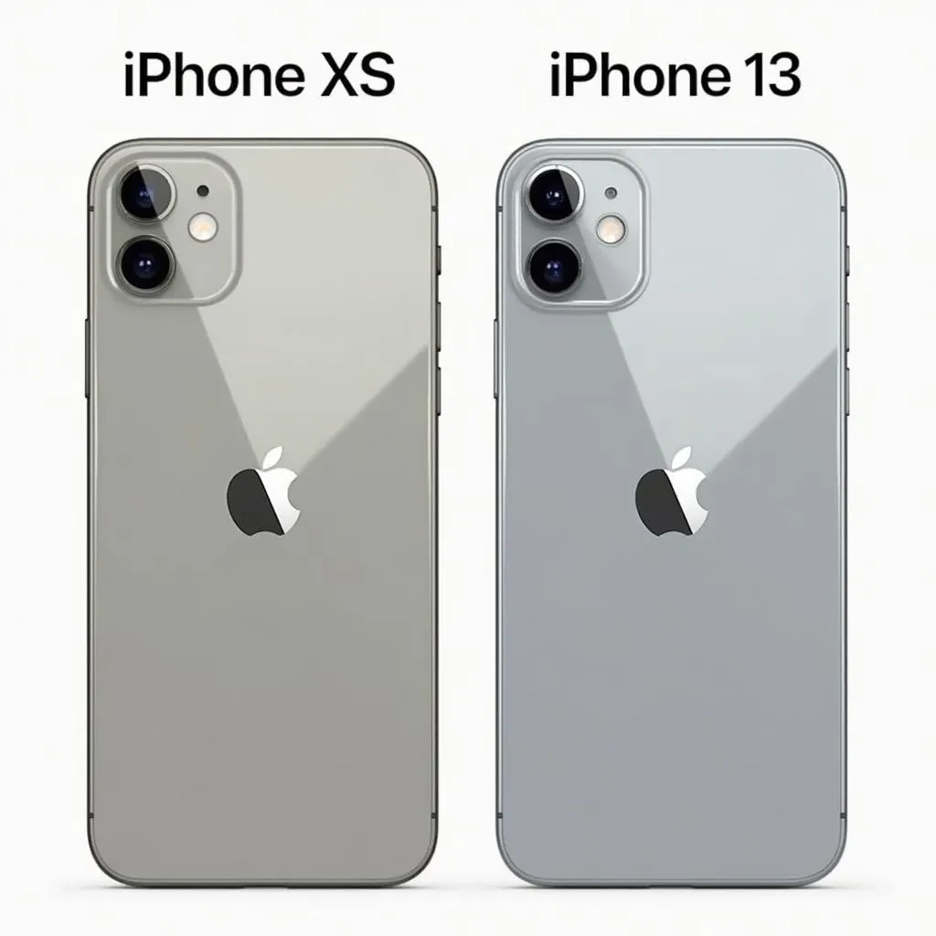 So sánh iPhone XS Max và iPhone 13