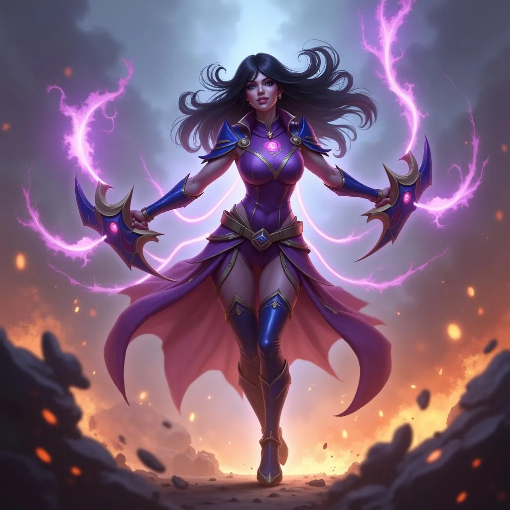 Irelia lao vào giao tranh