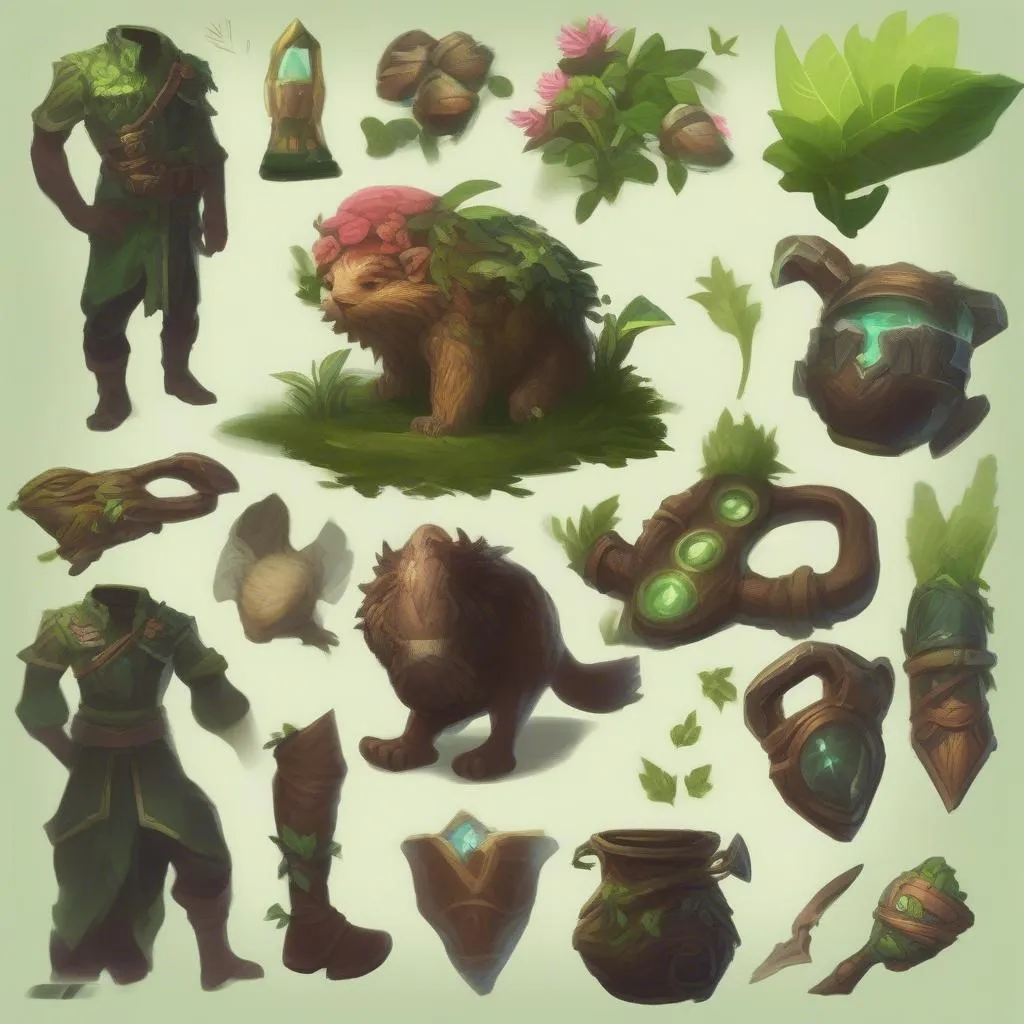 Trang bị cho Ivern rừng