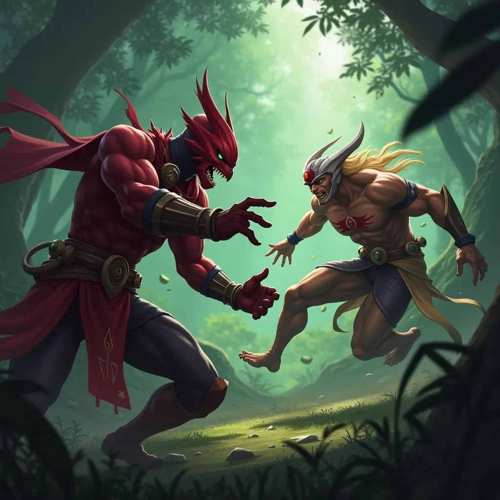 Jayce đối đầu Lee Sin