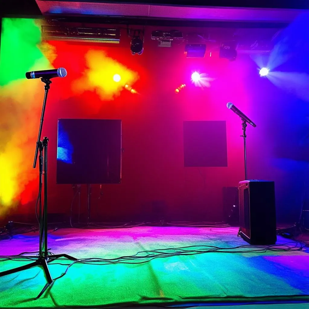 Karaoke stage