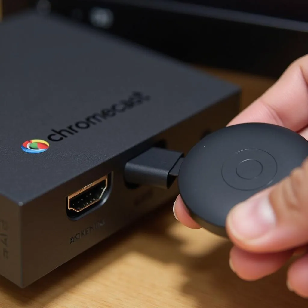 Kết nối Chromecast với tivi box