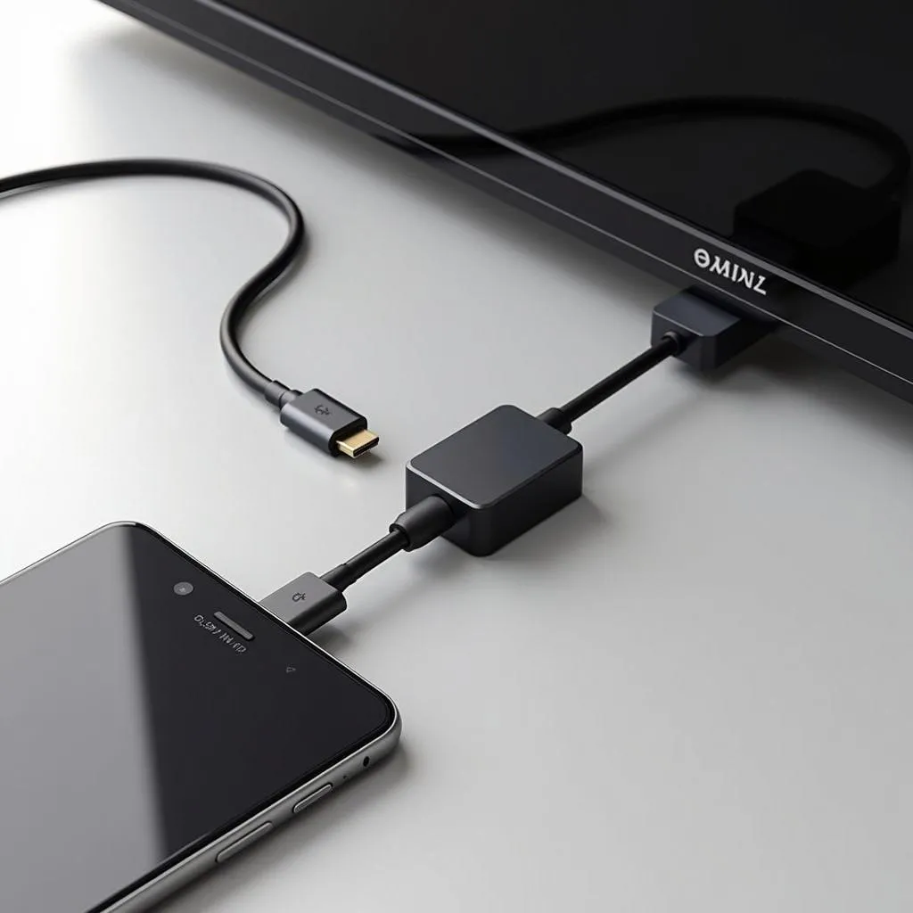 Sử dụng cáp HDMI để kết nối iPhone với tivi Sony