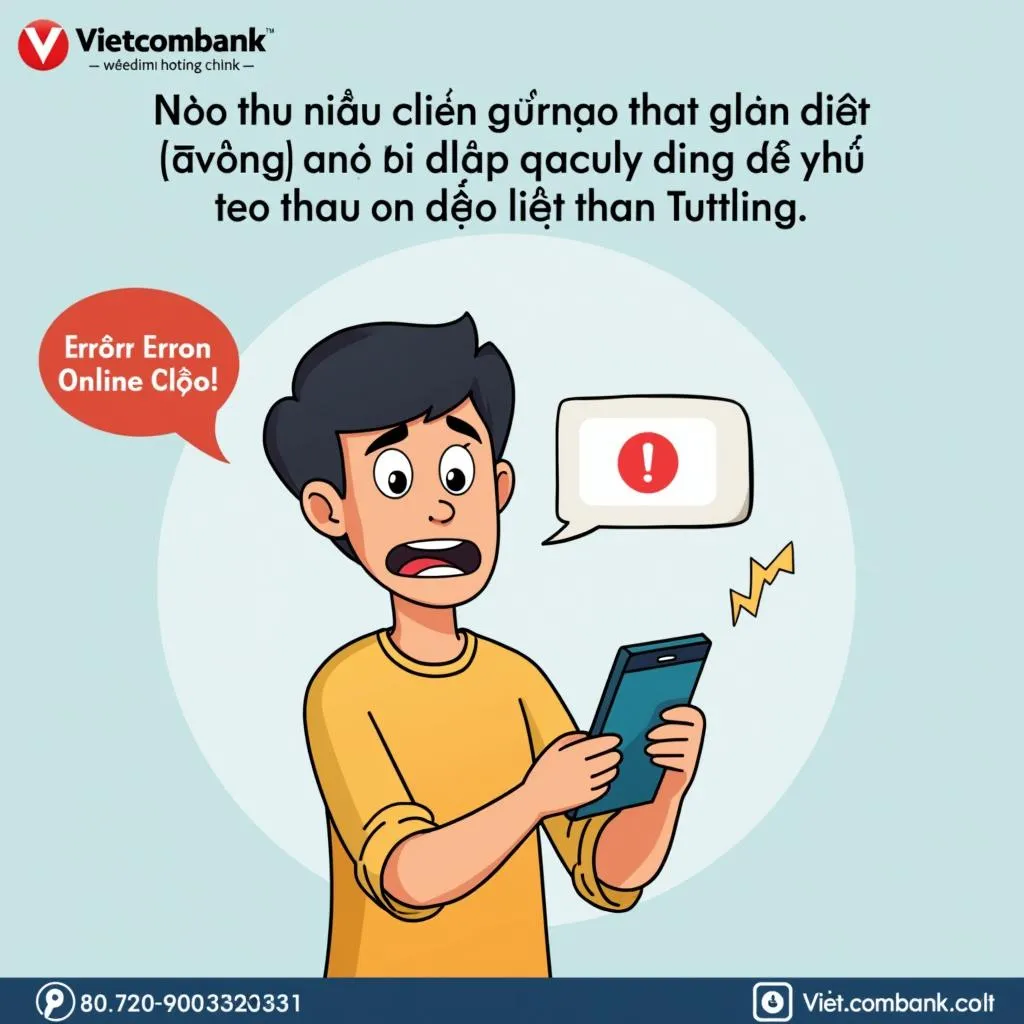 Liên hệ Vietcombank khi gặp lỗi