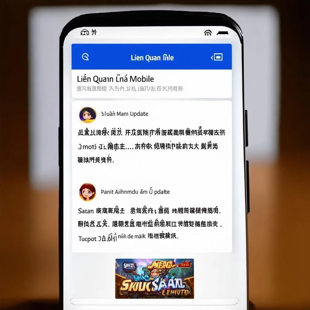 Liên Quân Mobile cập nhật thông tin