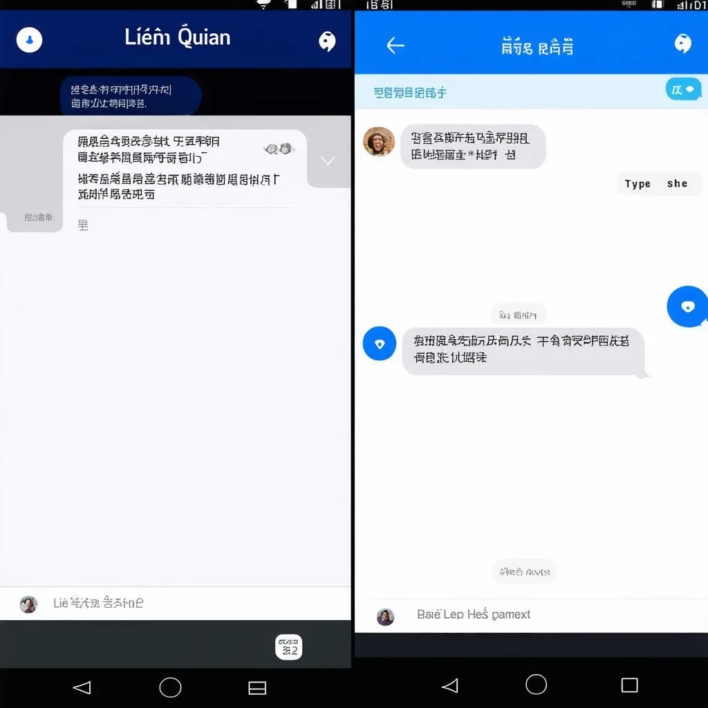 Giao diện chat trong Liên Quân Mobile