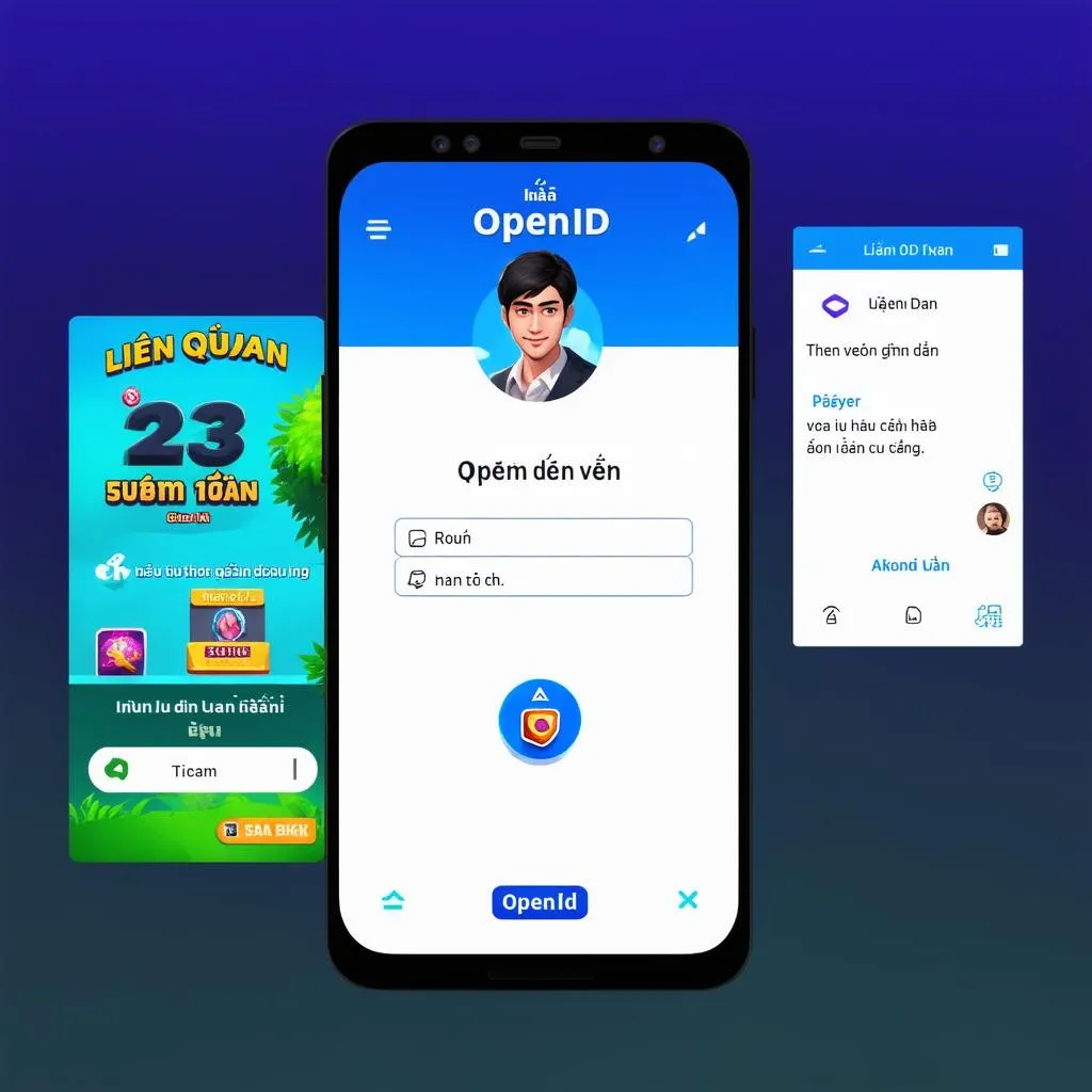 OpenID Liên Quân hiển thị trên giao diện game