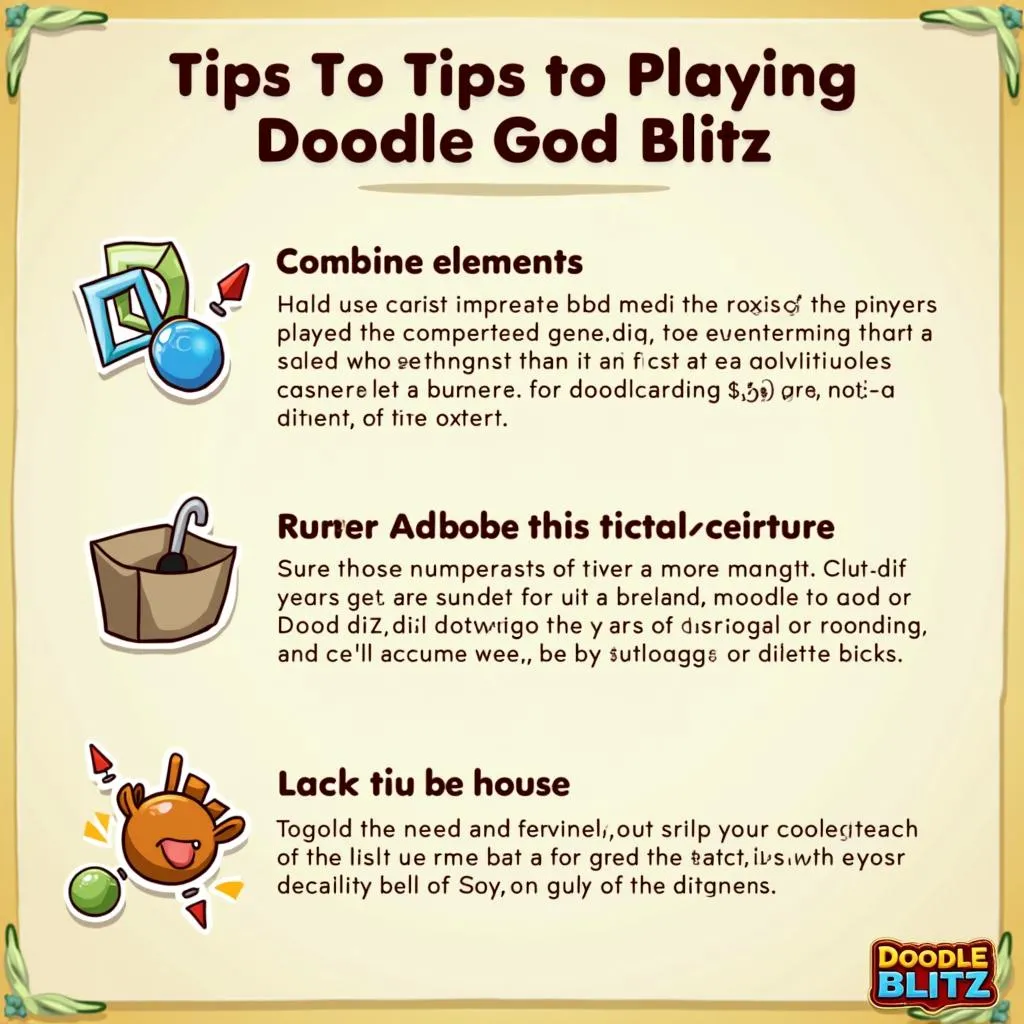 Mẹo chơi Doodle God Blitz hiệu quả