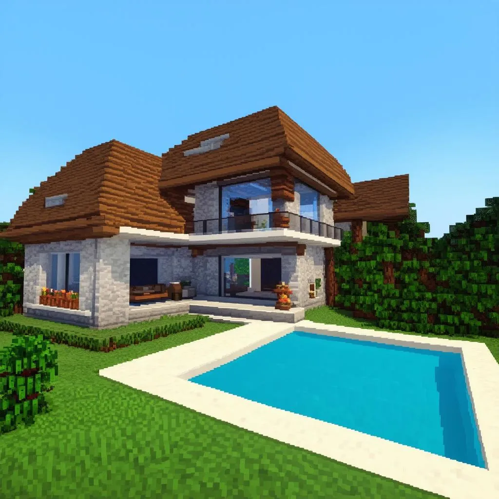 Minecraft Building House