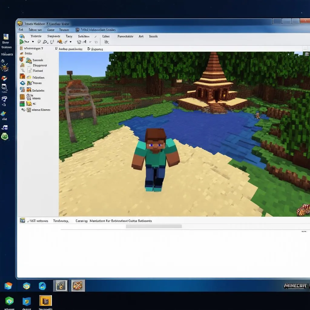 Mẹo chơi Minecraft trên Win 7 32 bit