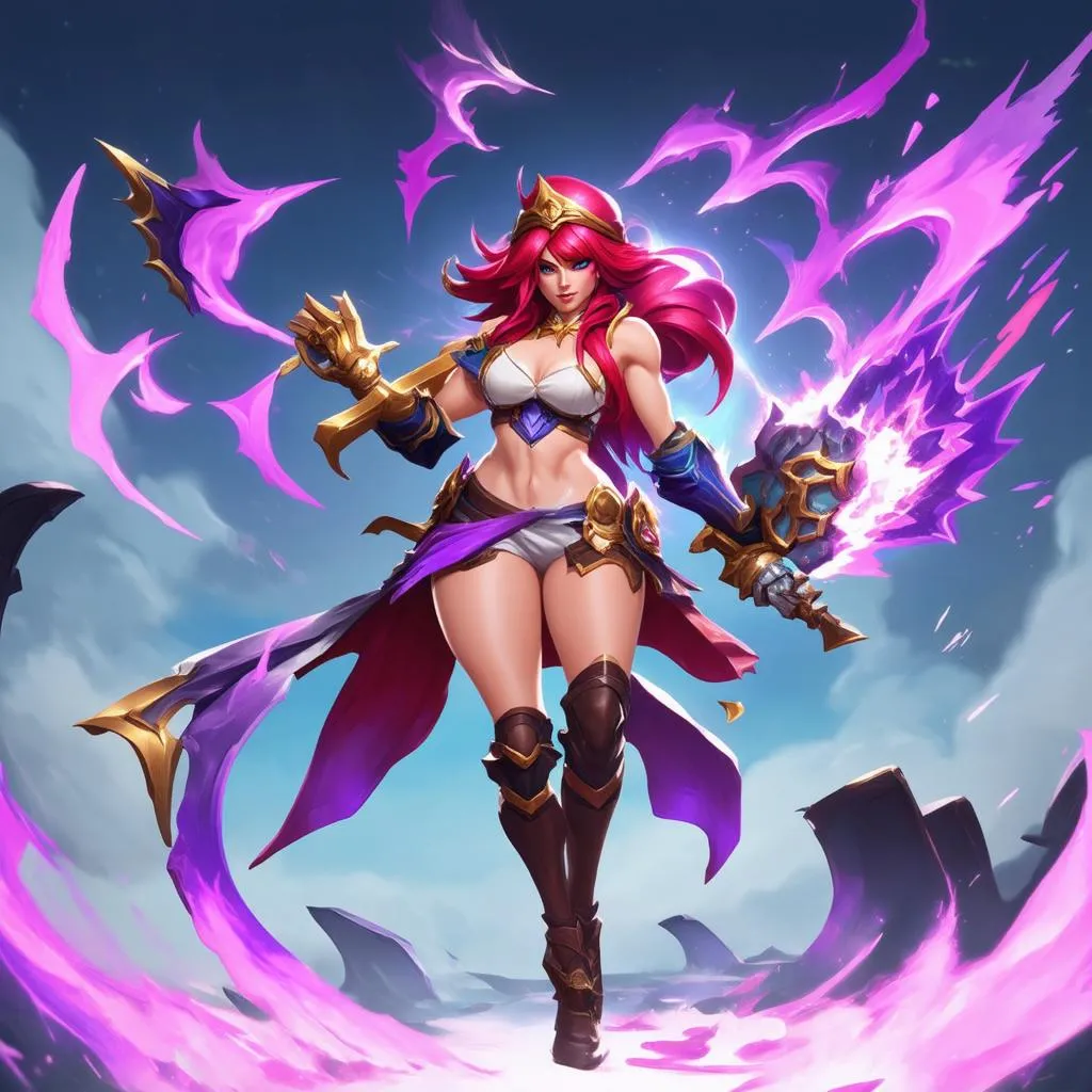 Chiêu thức Miss Fortune sát lực