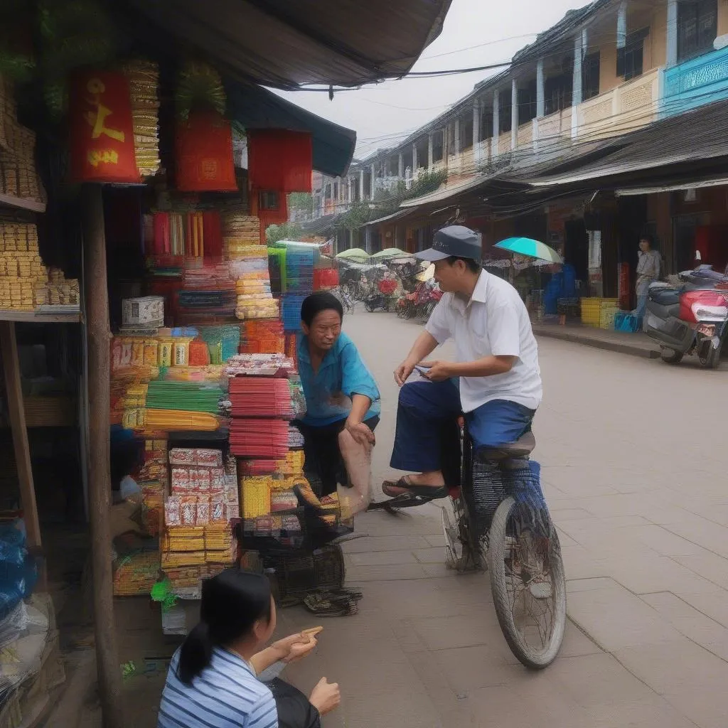 Người bán điện thoại tại Huế