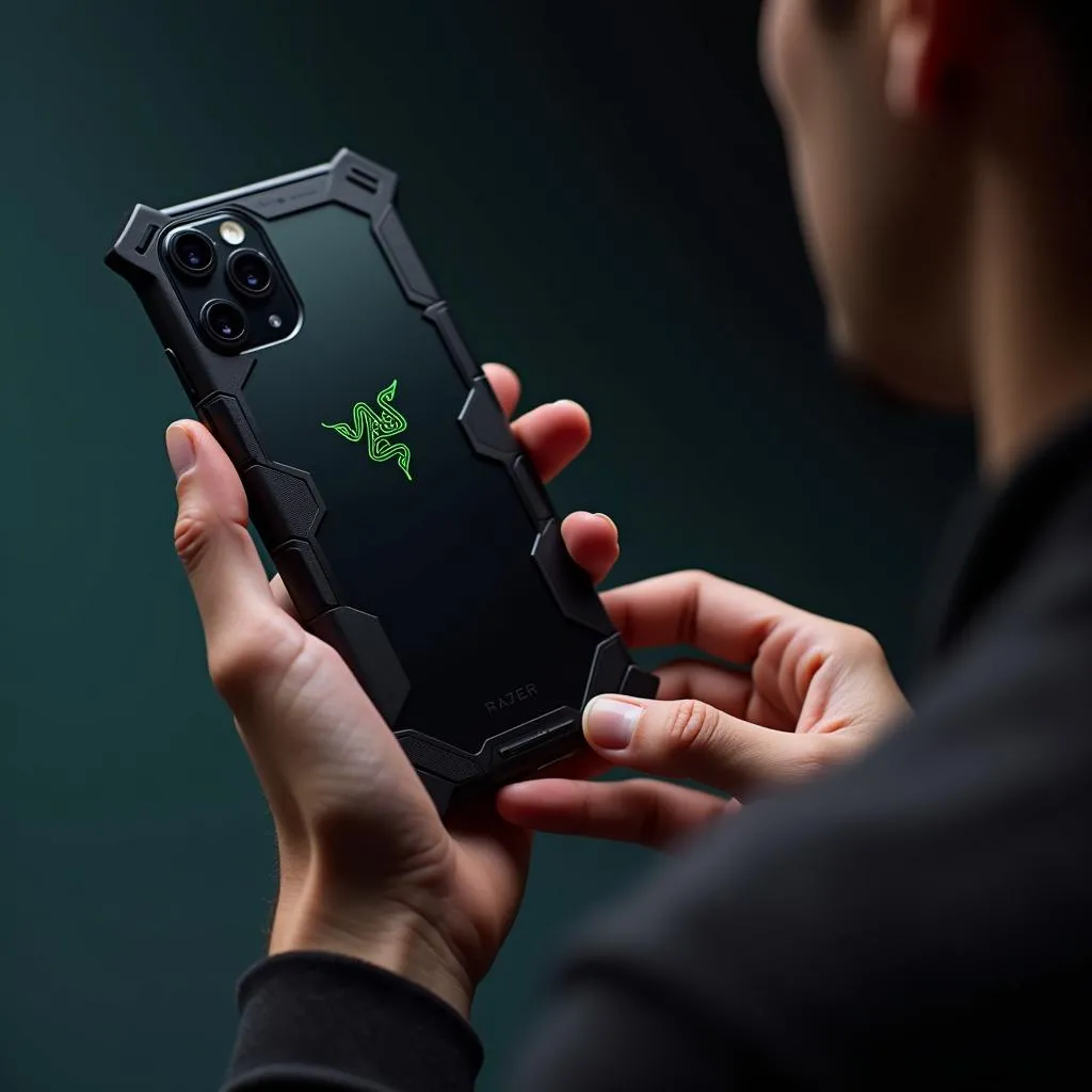 Người dùng trải nghiệm điện thoại Razer