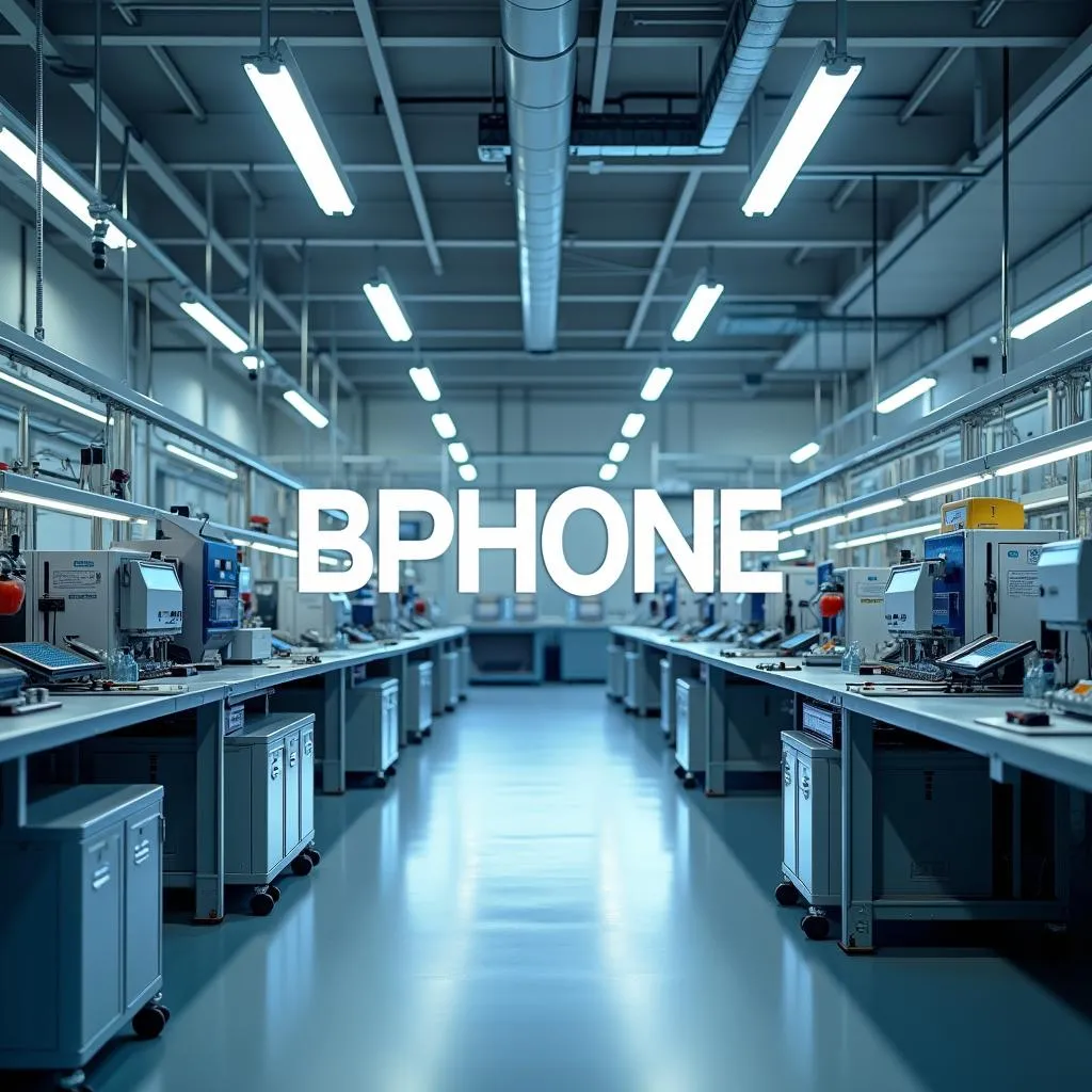 Hình ảnh nhà máy sản xuất Bphone