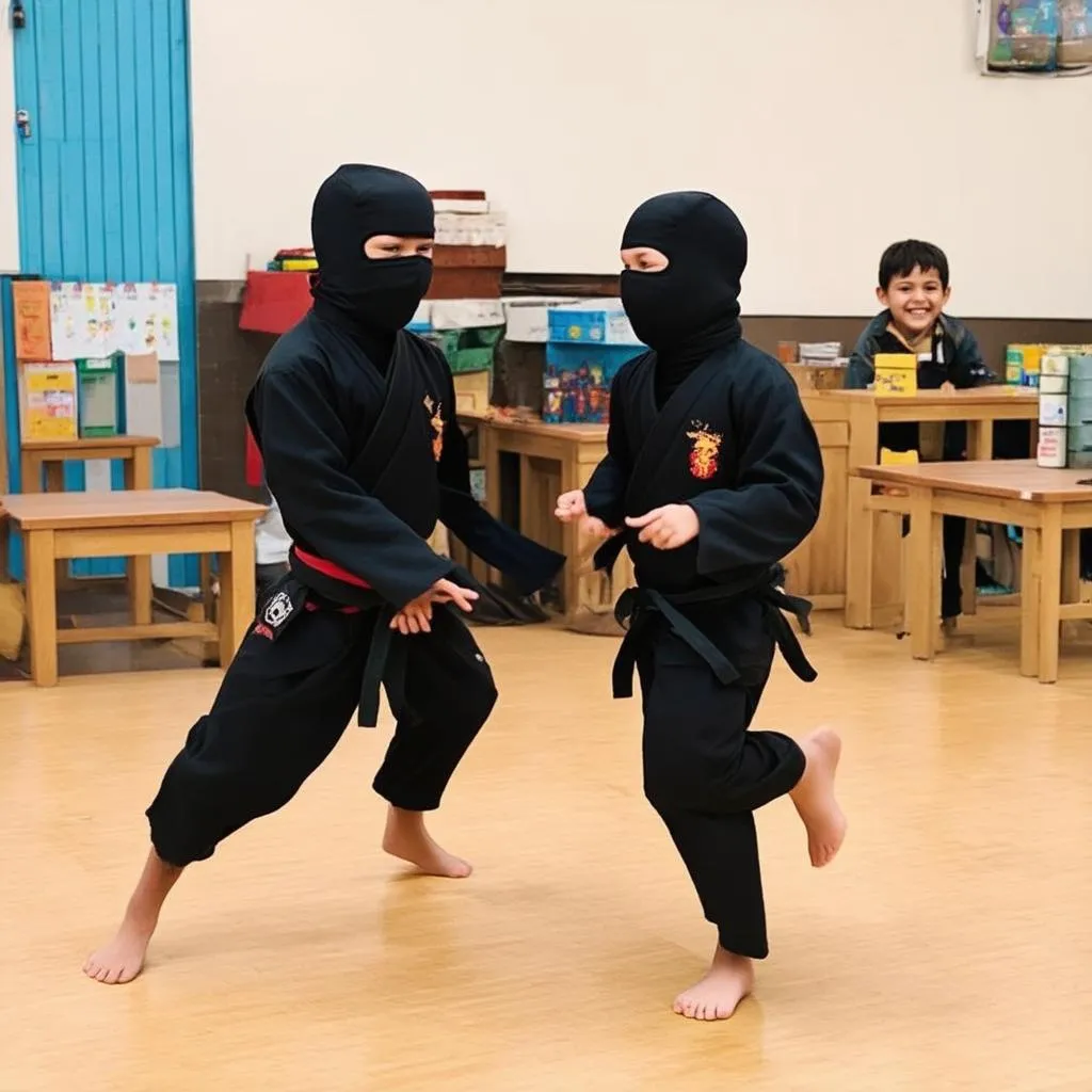 Ninja School: Cách Chơi 2 Người