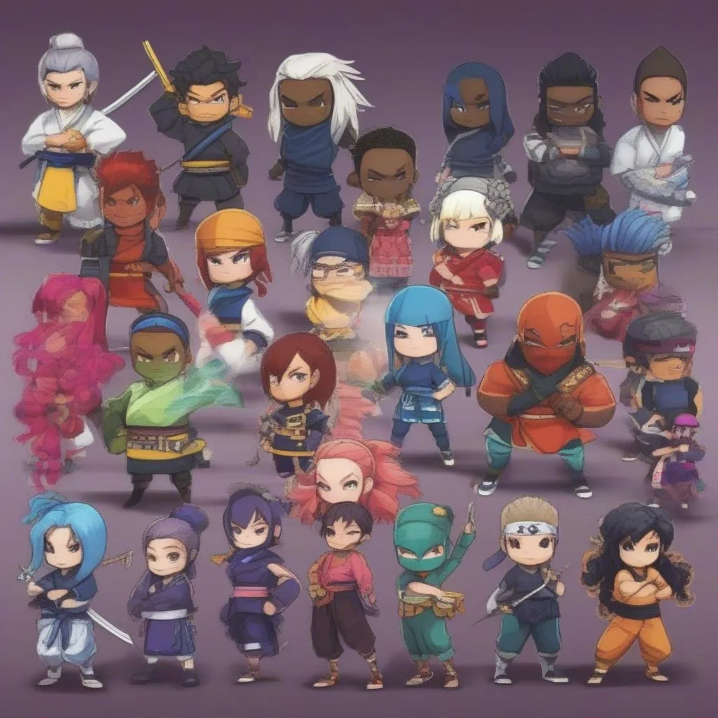 Ninja School Offline Characters