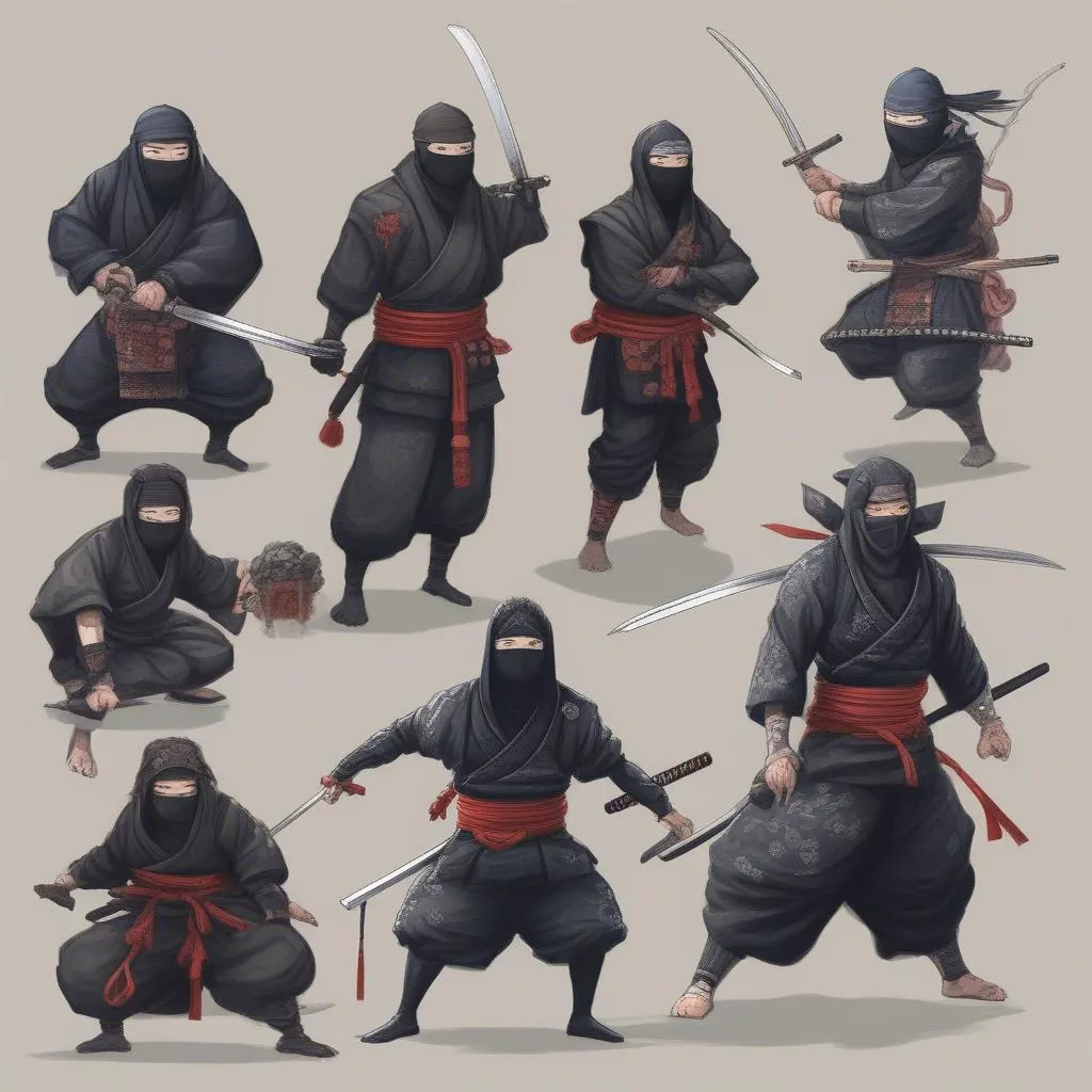 Ninja Village Characters