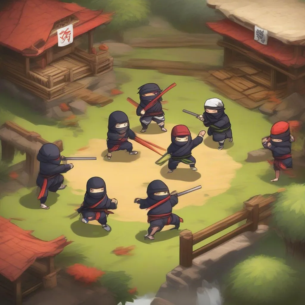 Ninja Village Gameplay