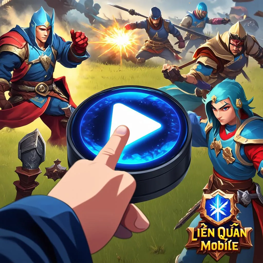 nút chơi game liên quân