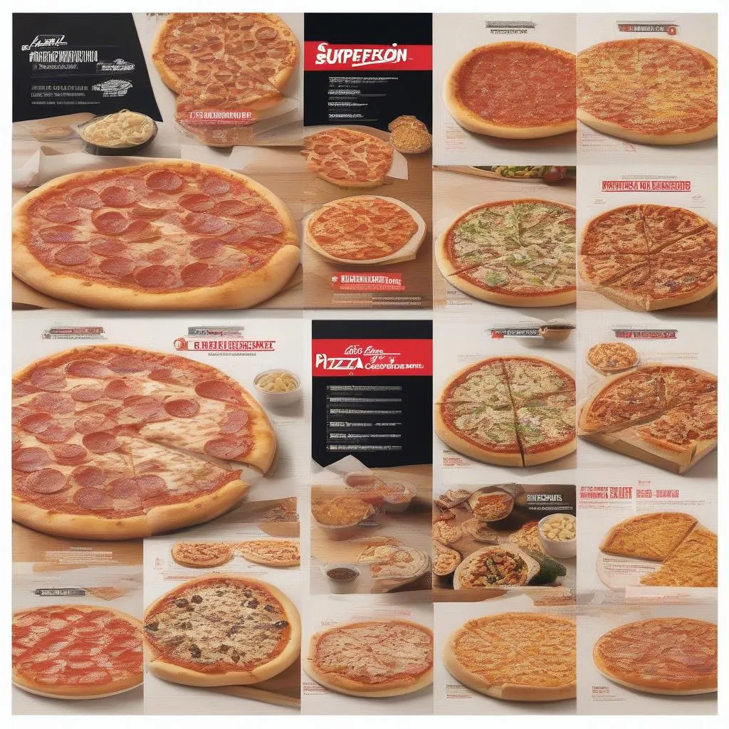 Menu Pizza Hut