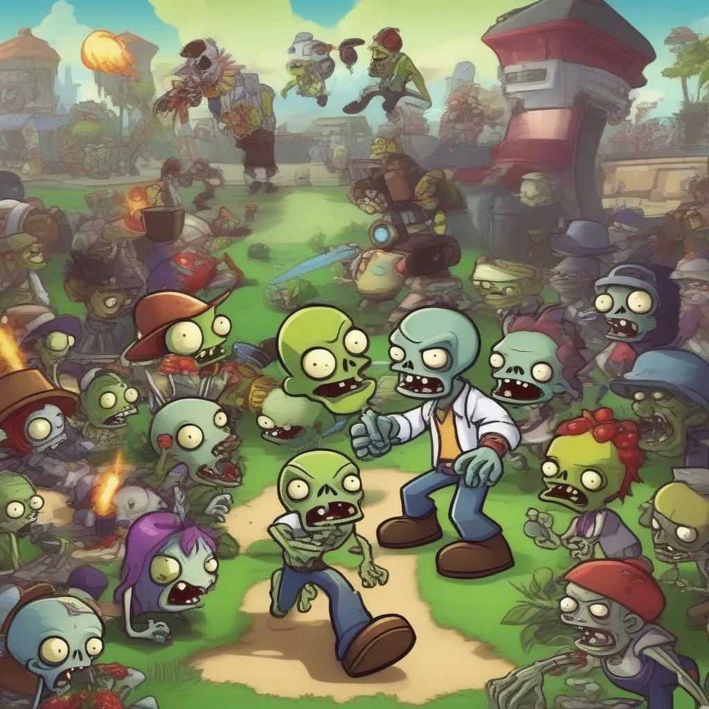 Characters in Plants vs Zombies Garden Warfare