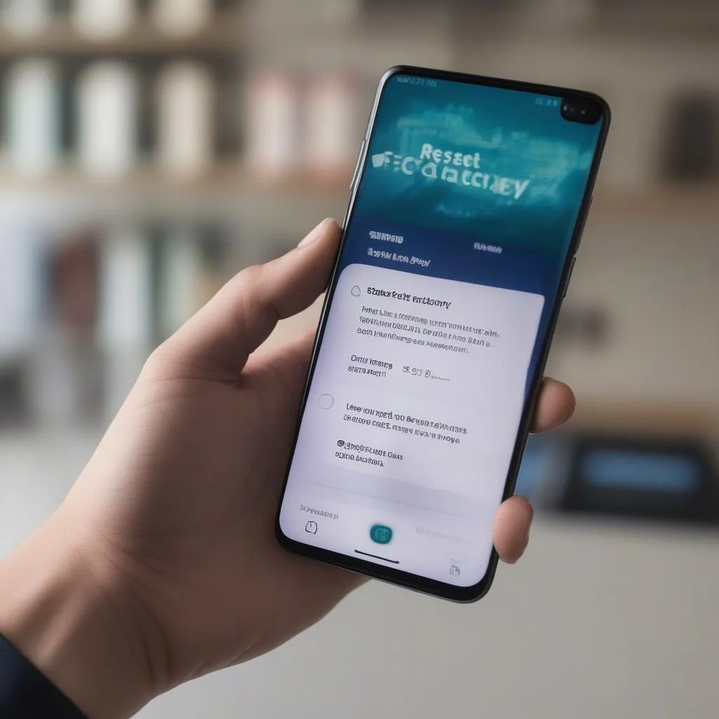 Reset máy điện thoại Samsung