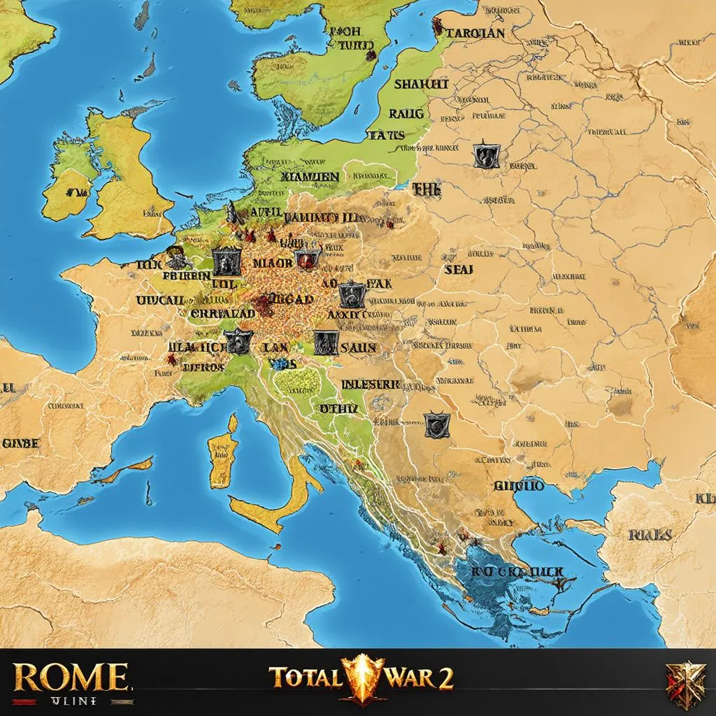 Rome: Total War 2 Map