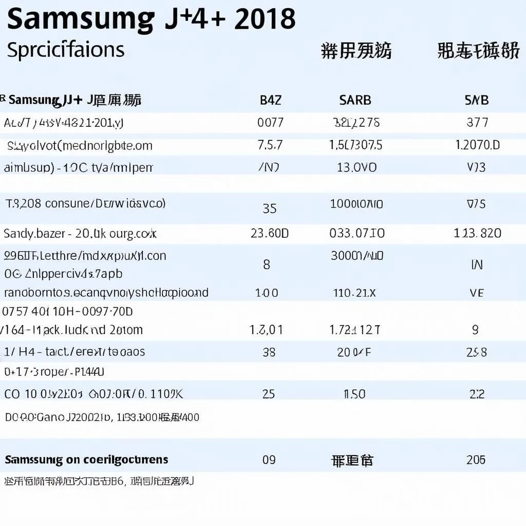 samsung j4+ 2018 specifications