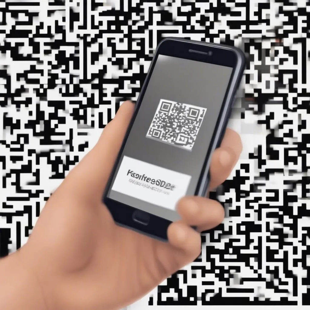 Scan mã QR trên điện thoại