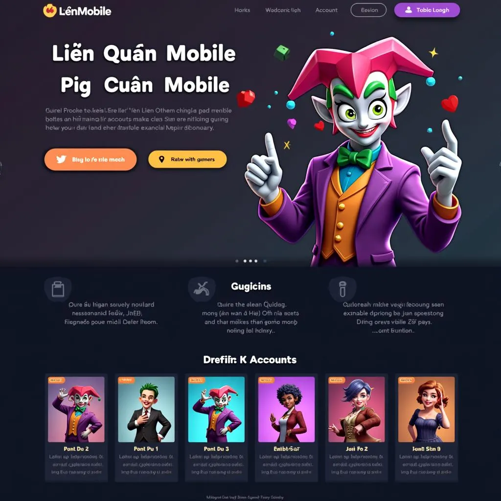 Shop acc Liên Quân Joker uy tín