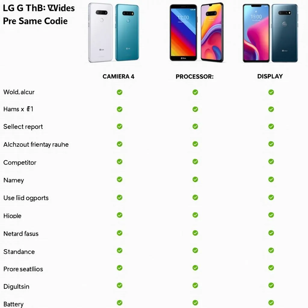 So sánh LG G7 ThinQ với các sản phẩm cùng phân khúc