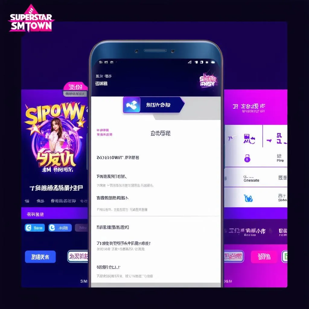 Superstar SMTOWN Interface