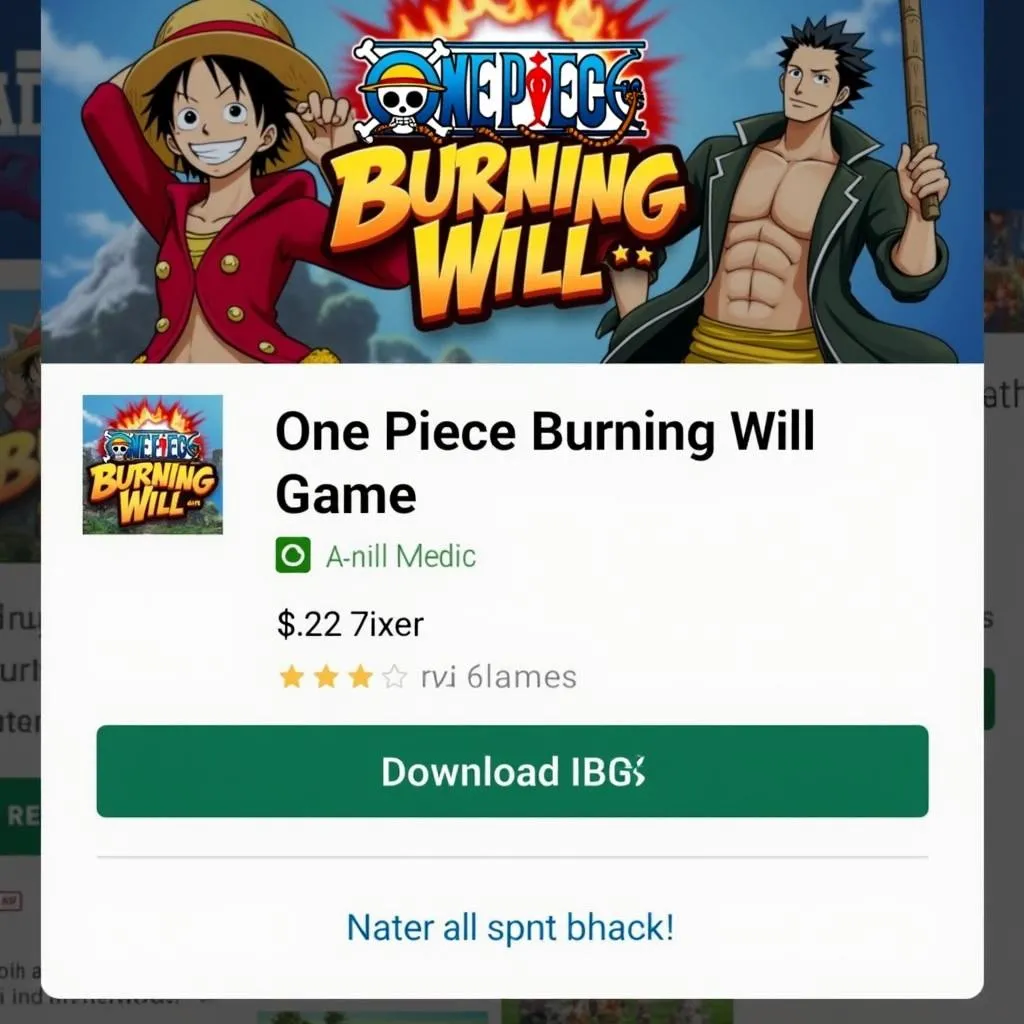 Tải game One Piece Burning Will