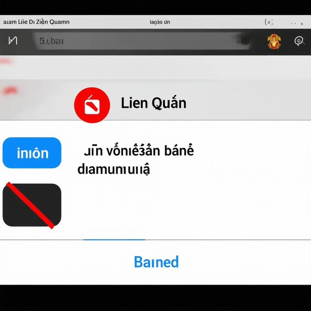 Tài khoản Liên Quân bị cấm