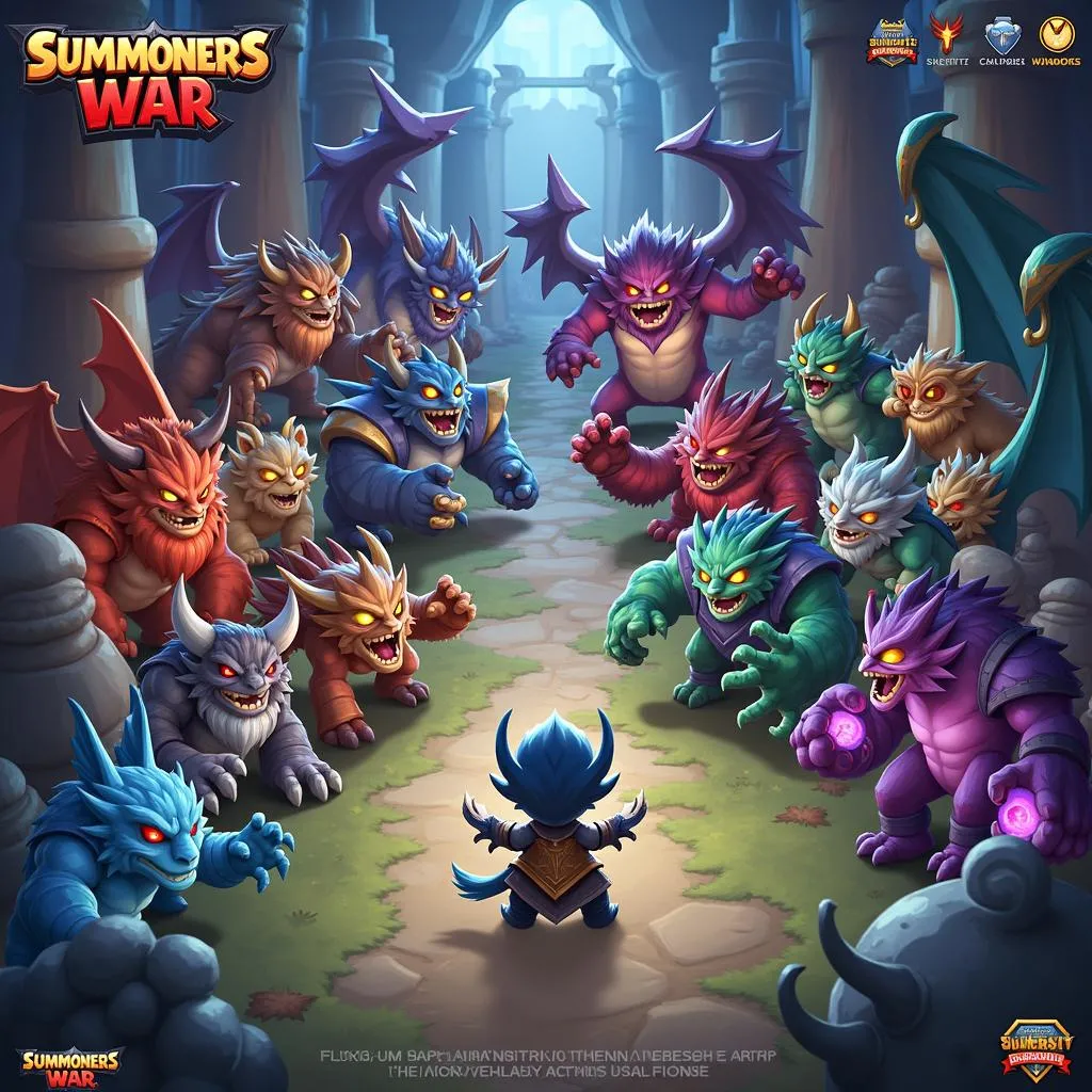 Tài khoản Summoners War &quot;khủng&quot;