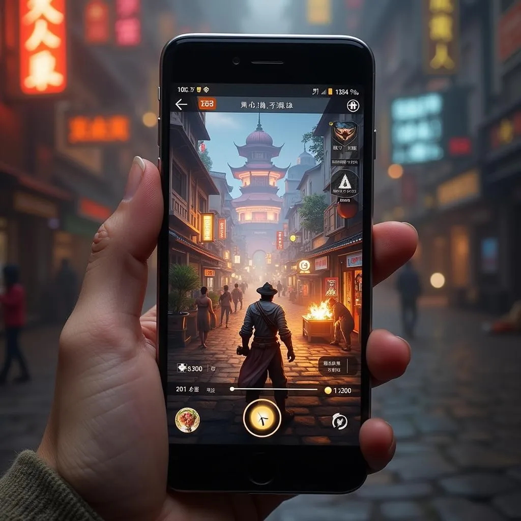 Game thủ Liên Quân Mobile tăng độ sáng màn hình