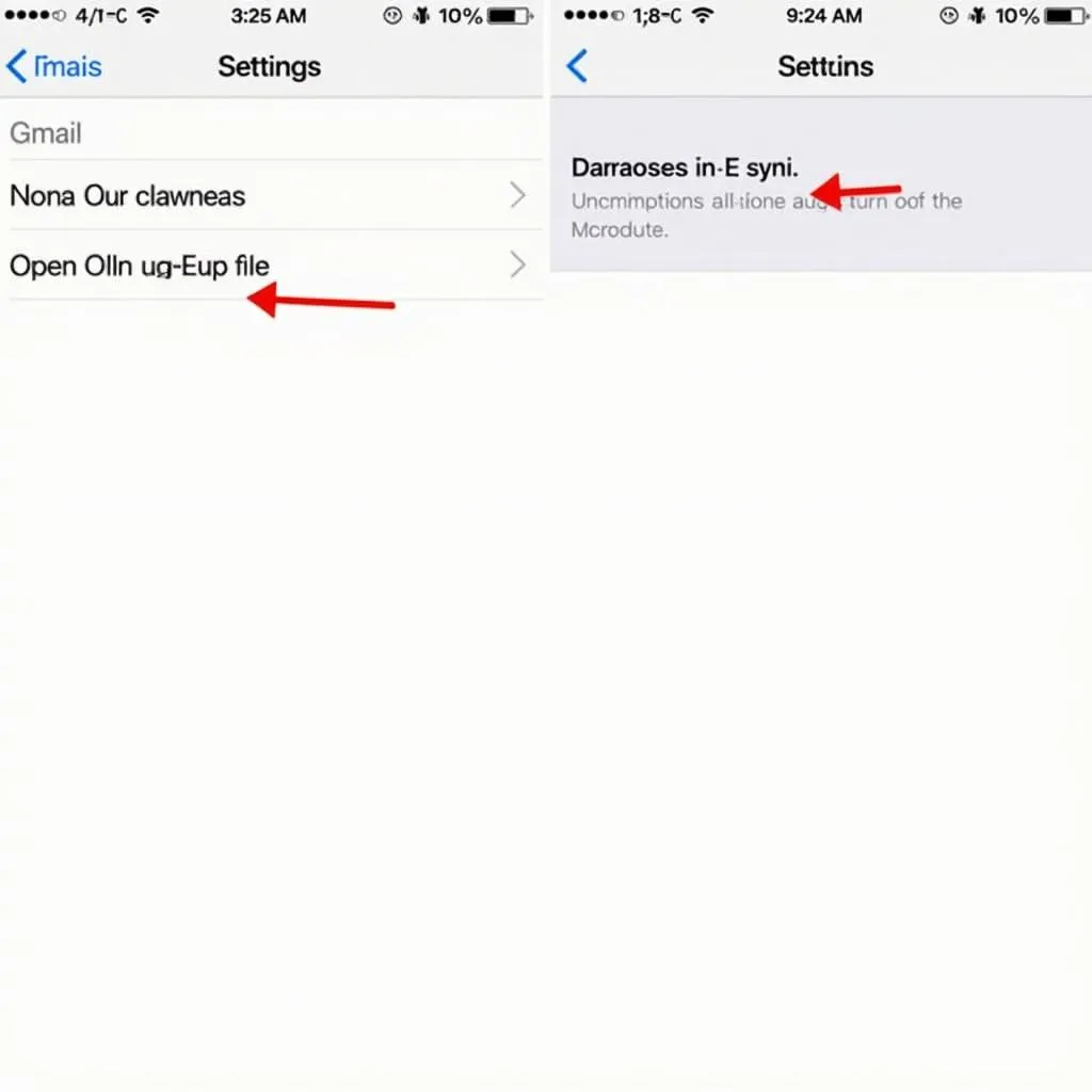 Cách tắt đồng bộ hóa Gmail trên điện thoại iOS