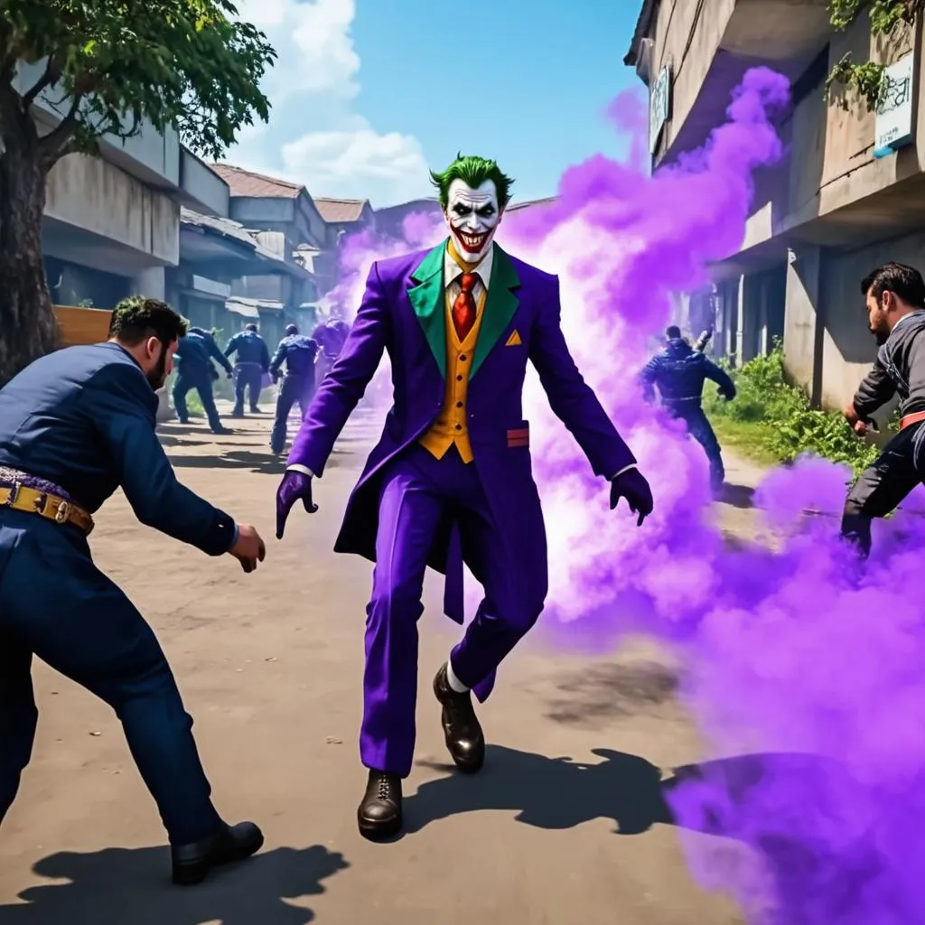 The Joker sử dụng kỹ năng