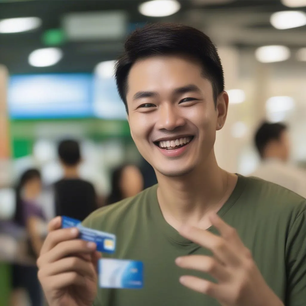 Nạp tiền điện thoại bằng thẻ Vietcombank